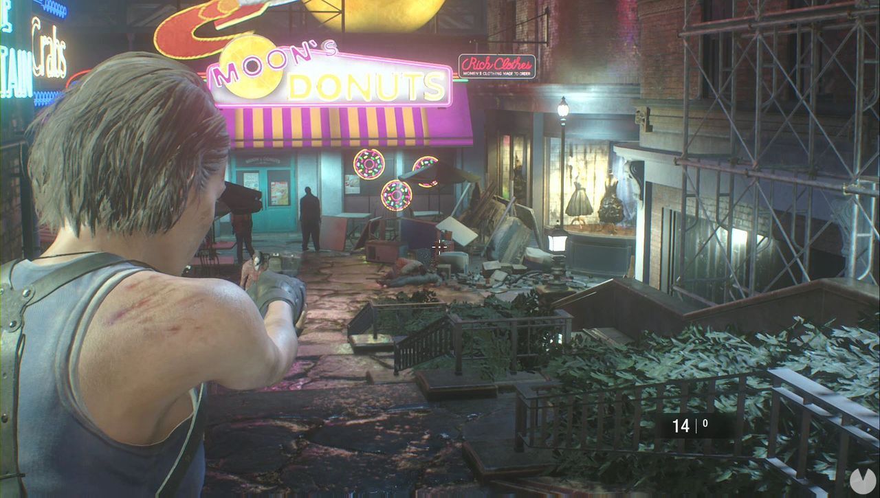 Resident Evil 3 Remake - Downtown: damaged generator