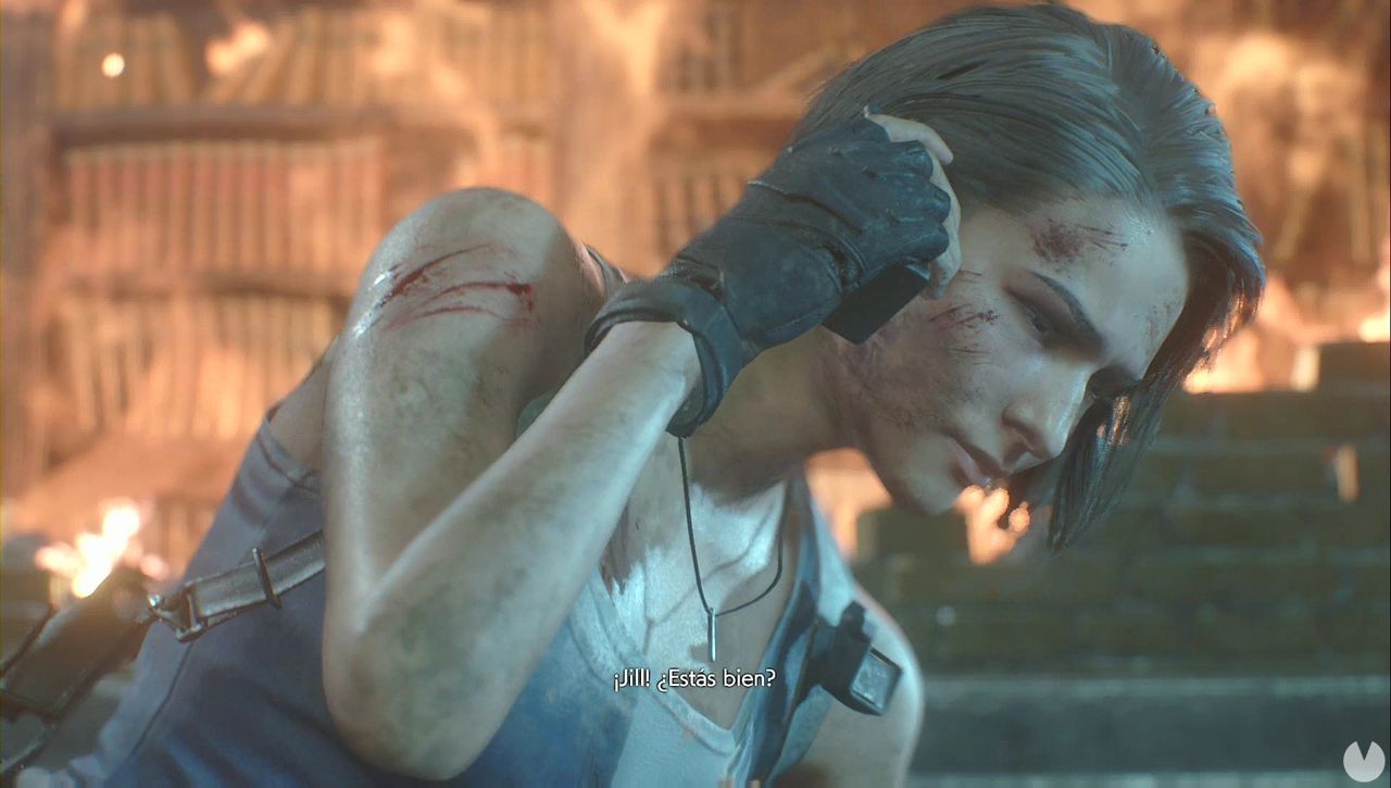 Resident Evil 3 Remake - Sewers and Demolition Site: Jill talks to Carlos over the radio