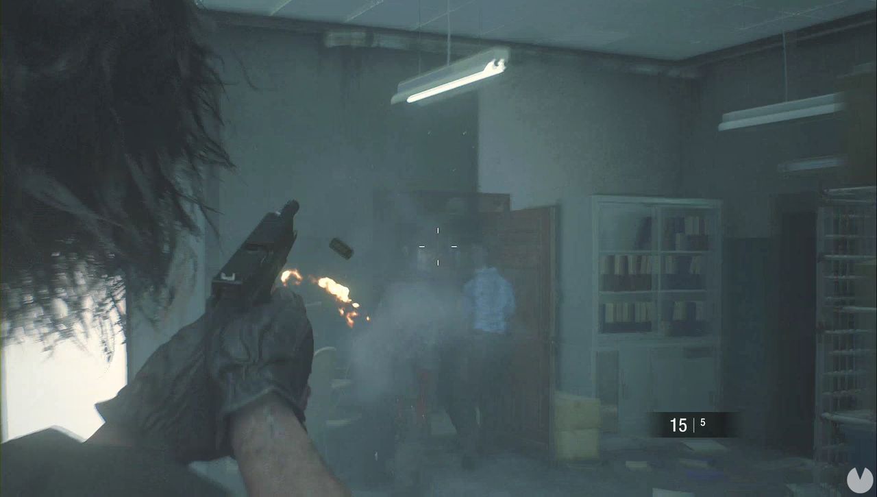 Resident Evil 3 Remake - Police Station: the zombies won't follow you into the Operations Room