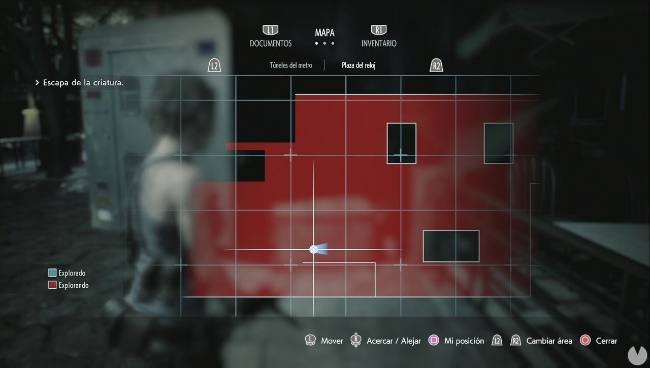 Resident Evil 3 Remake - Mr. Charlie: Mr. Charlie in Clock Tower Plaza beside the van (Map)