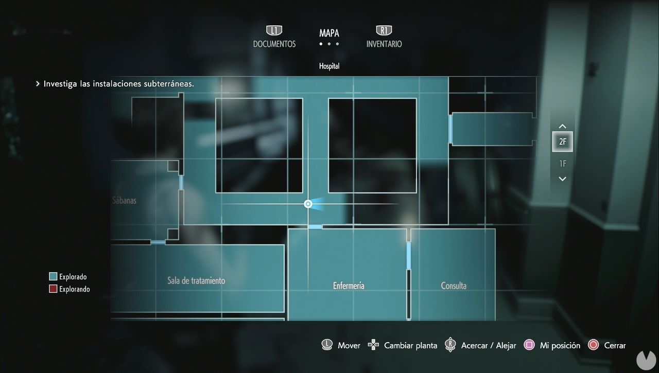 Resident Evil 3 Remake - Hospital (Jill): access point to the southeastern corner