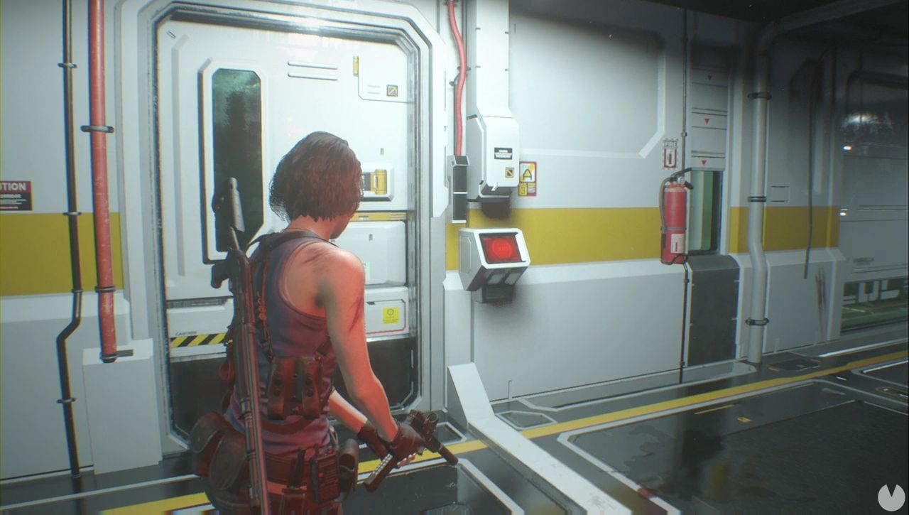 Resident Evil 3 Remake - NEST 2: locked hallway door