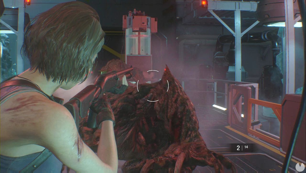 Resident Evil 3 Remake - NEST 2: Hunters in the hallway