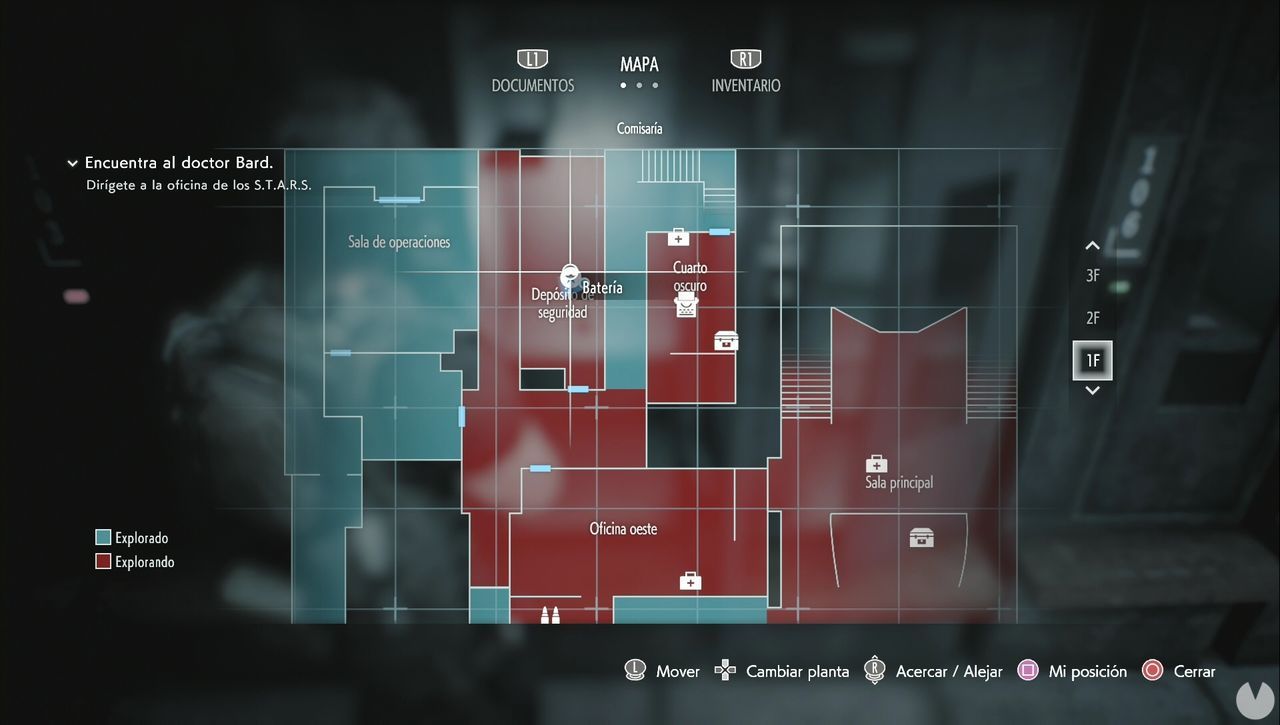 Resident Evil 3 Remake - Key items: Battery
