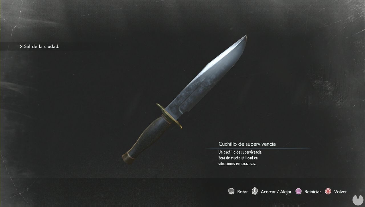 Resident Evil 3 Remake - Weapons: Survival Knife