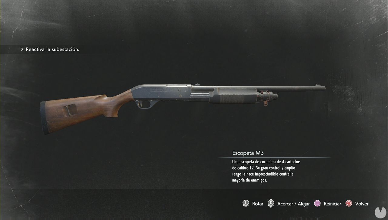 Resident Evil 3 Remake - Weapons: M3 Shotgun