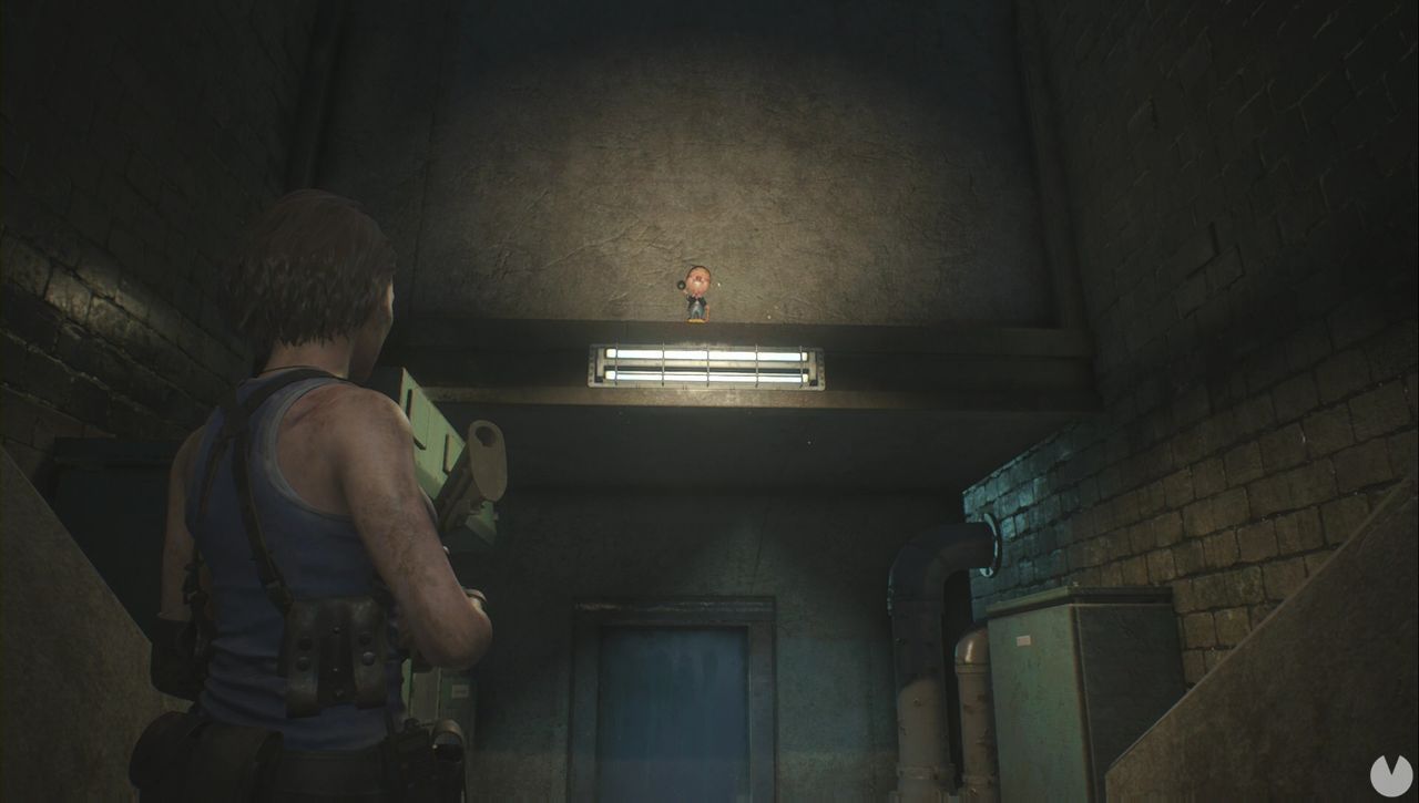 Resident Evil 3 Remake - Mr. Charlie: Charlie at the Sewer exit (Screenshot)