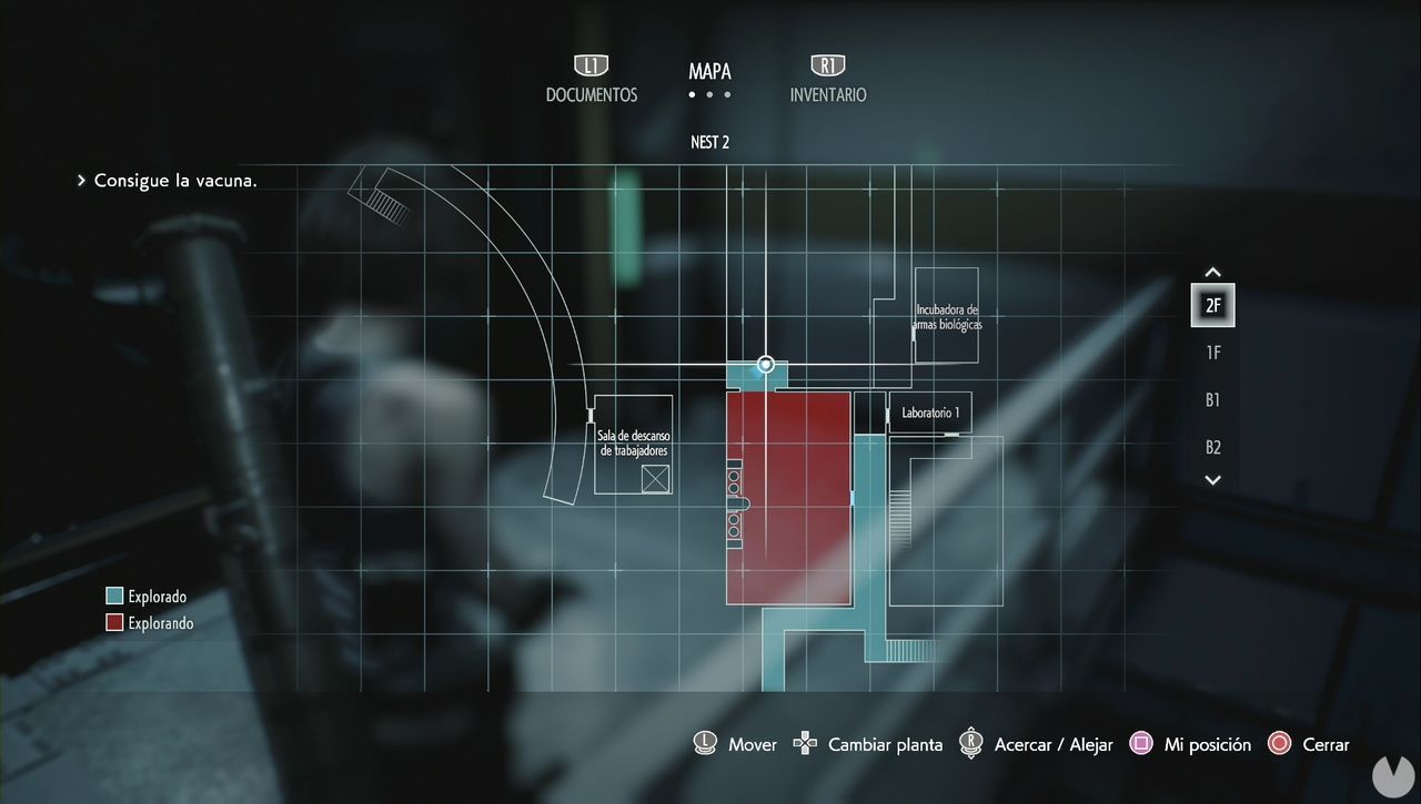 Resident Evil 3 Remake - Mr. Charlie: Charlie in the vaccine synthesis room (Map)