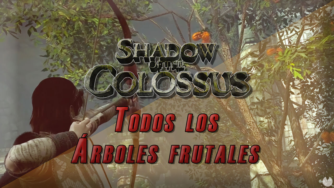 Todos los rboles de frutas en Shadow of the Colossus PS4 para aumentar salud - Shadow of the Colossus (Remake)