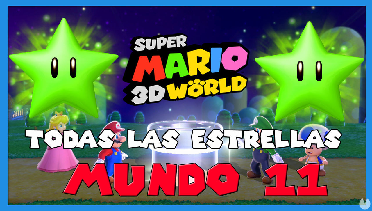 Super Mario 3D World: TODAS las estrellas del Mundo 11 - Super Mario 3D World + Bowser's Fury