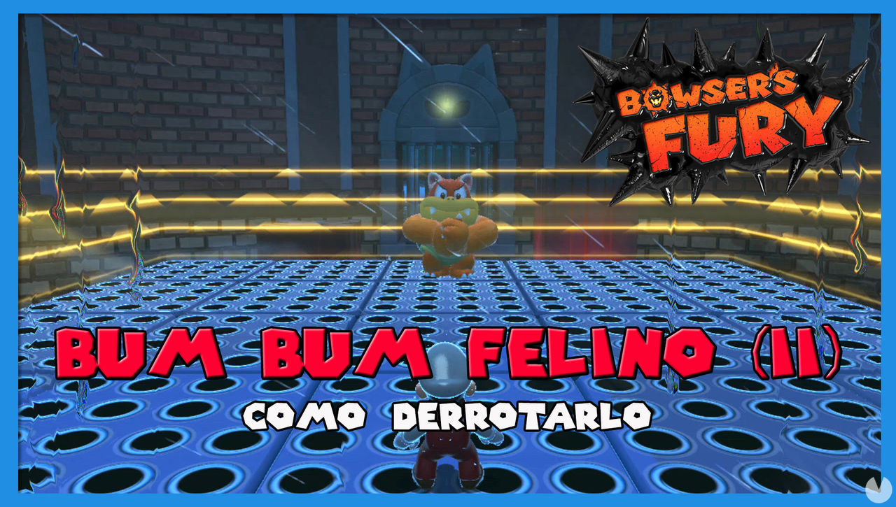 Cmo derrotar a Bum Bum Felino (II) en Bowser's Fury - Super Mario 3D World + Bowser's Fury