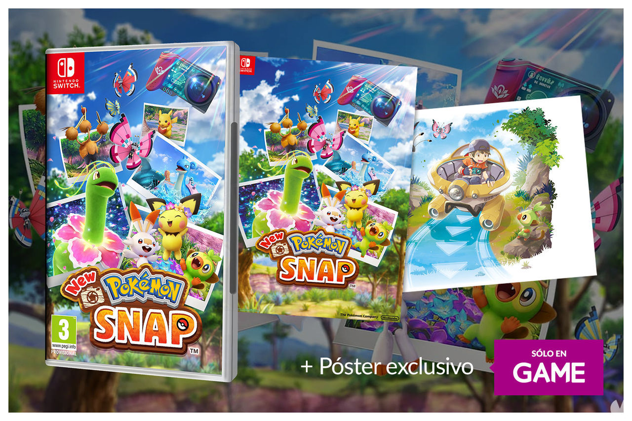 Reserva New Pokémon Snap en GAME y consigue un póster a doble cara exclusivo de regalo
