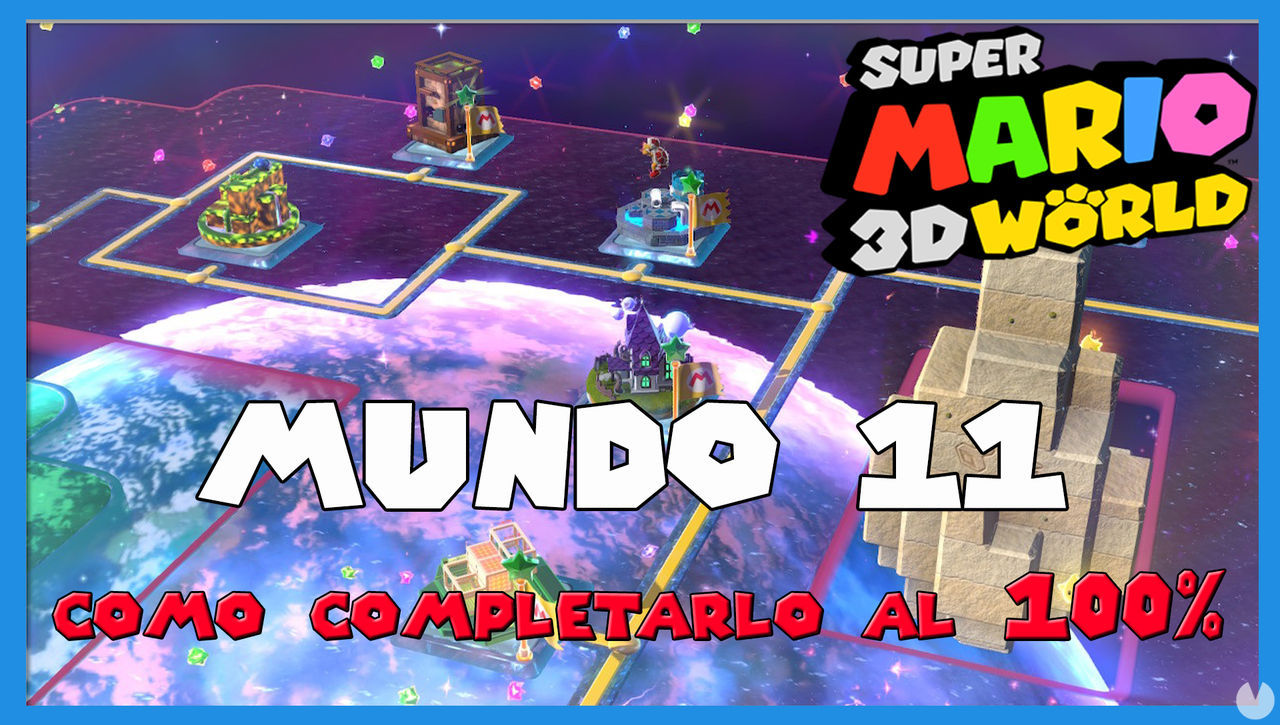 Mundo 11 en Super Mario 3D World al 100% - Super Mario 3D World + Bowser's Fury