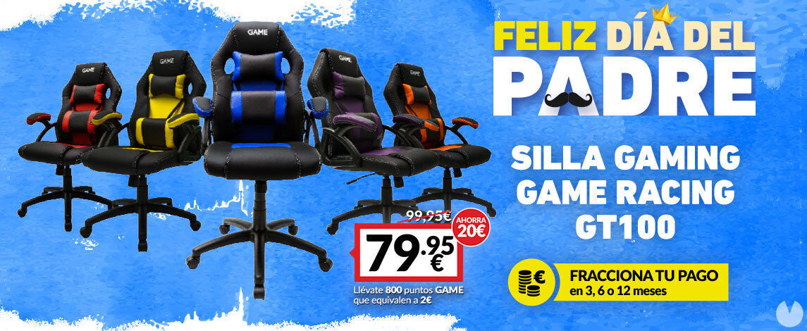 Oferta Sillas Gaming por el Día del Padre en GAME.