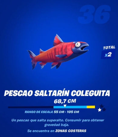 Fortnite - Pescao saltarín coleguita: datos y ubicación