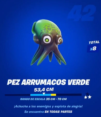 Fortnite - Pez arrumacos verde: datos y ubicación