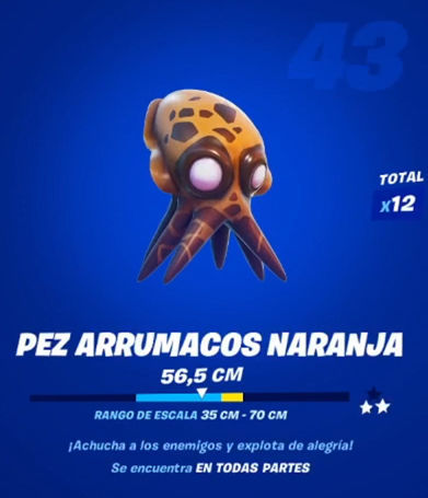 Fortnite - Pez arrumacos naranja: datos y ubicación