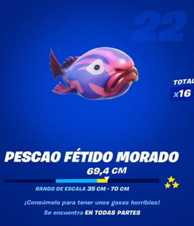 Fortnite - Pescao fétido morado: datos y ubicación