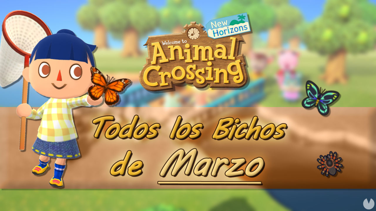 Bichos disponibles en marzo 2024 en Animal Crossing: New Horizons - Animal Crossing: New Horizons