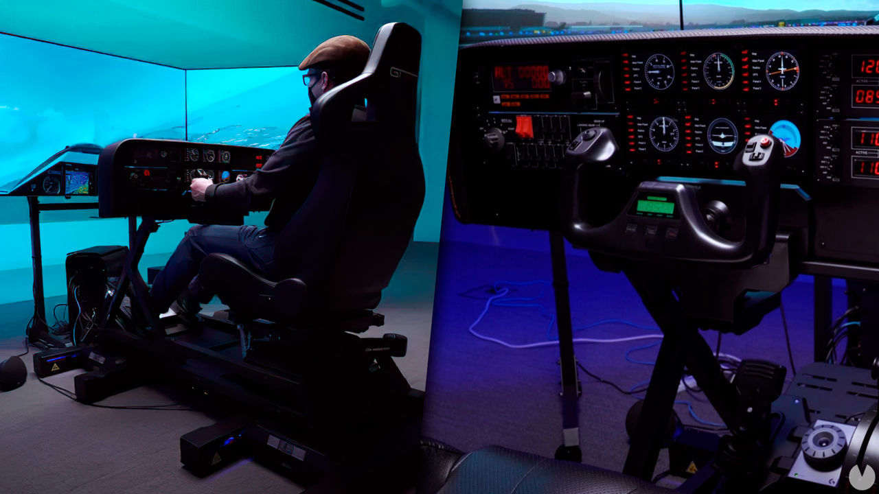 Este equipo para jugar a Microsoft Flight Simulator es más caro