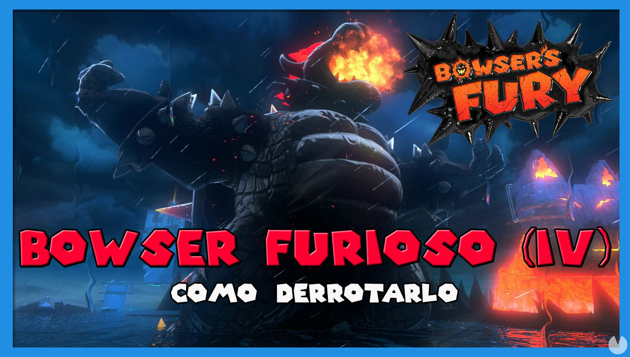 Cmo derrotar a Bowser Furioso (IV) en Bowser's Fury - Super Mario 3D World + Bowser's Fury
