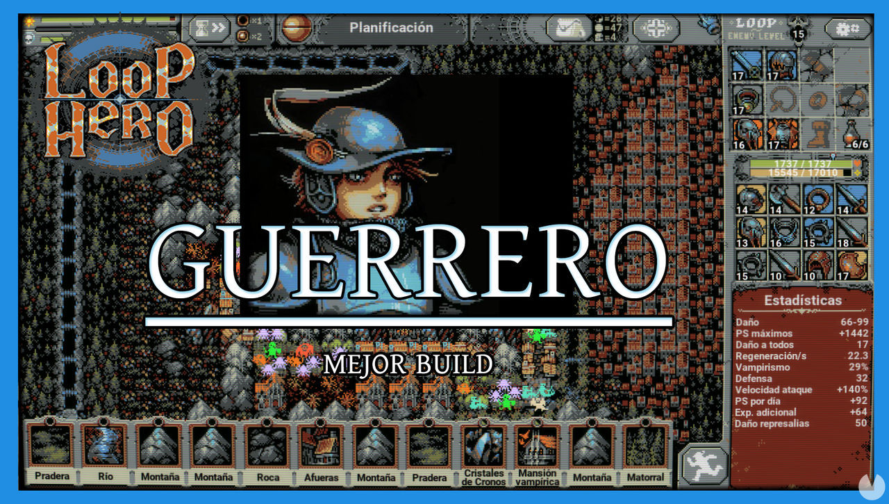 Loop Hero: mejor build para el Guerrero - Loop Hero