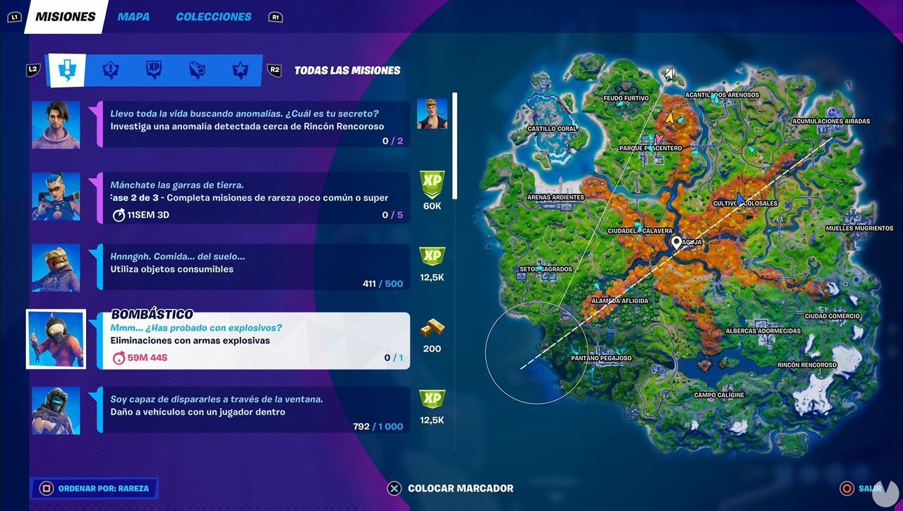 Fortnite: Misiones de La Aguja - Cómo completarlas todas
