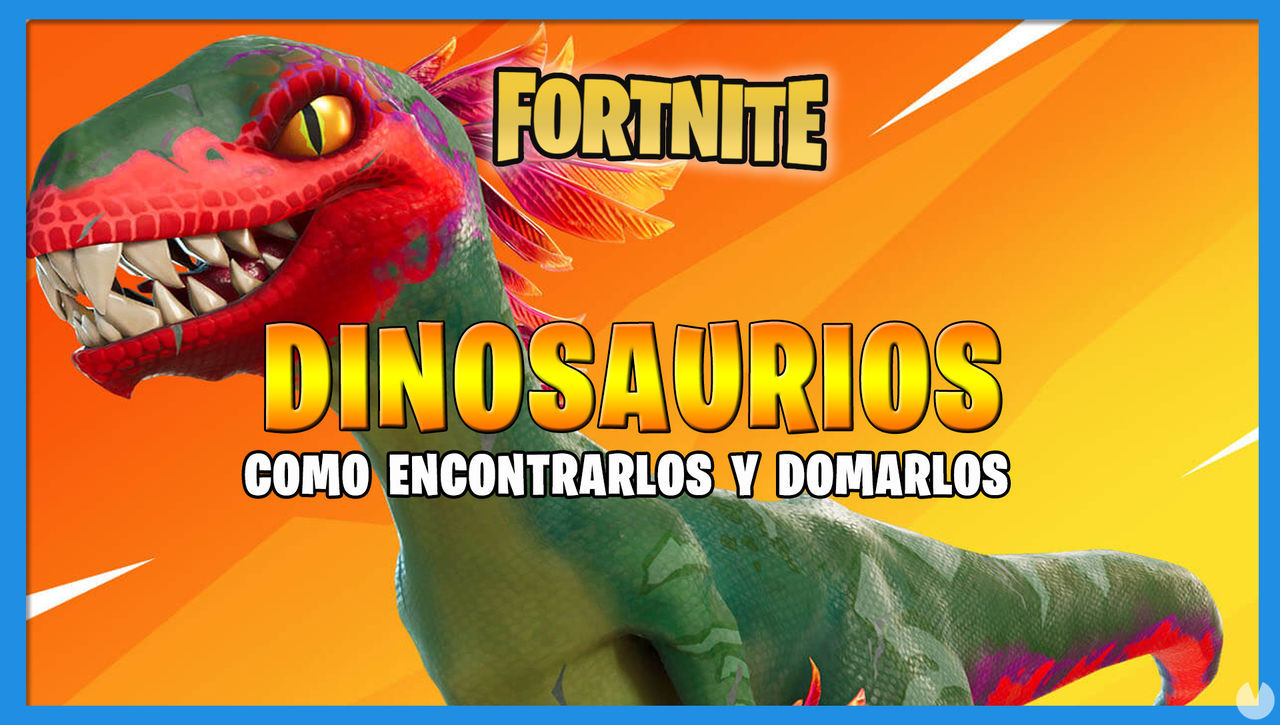 Dinosaurios en Fortnite: Cmo domarlos y localizacin - Fortnite Battle Royale