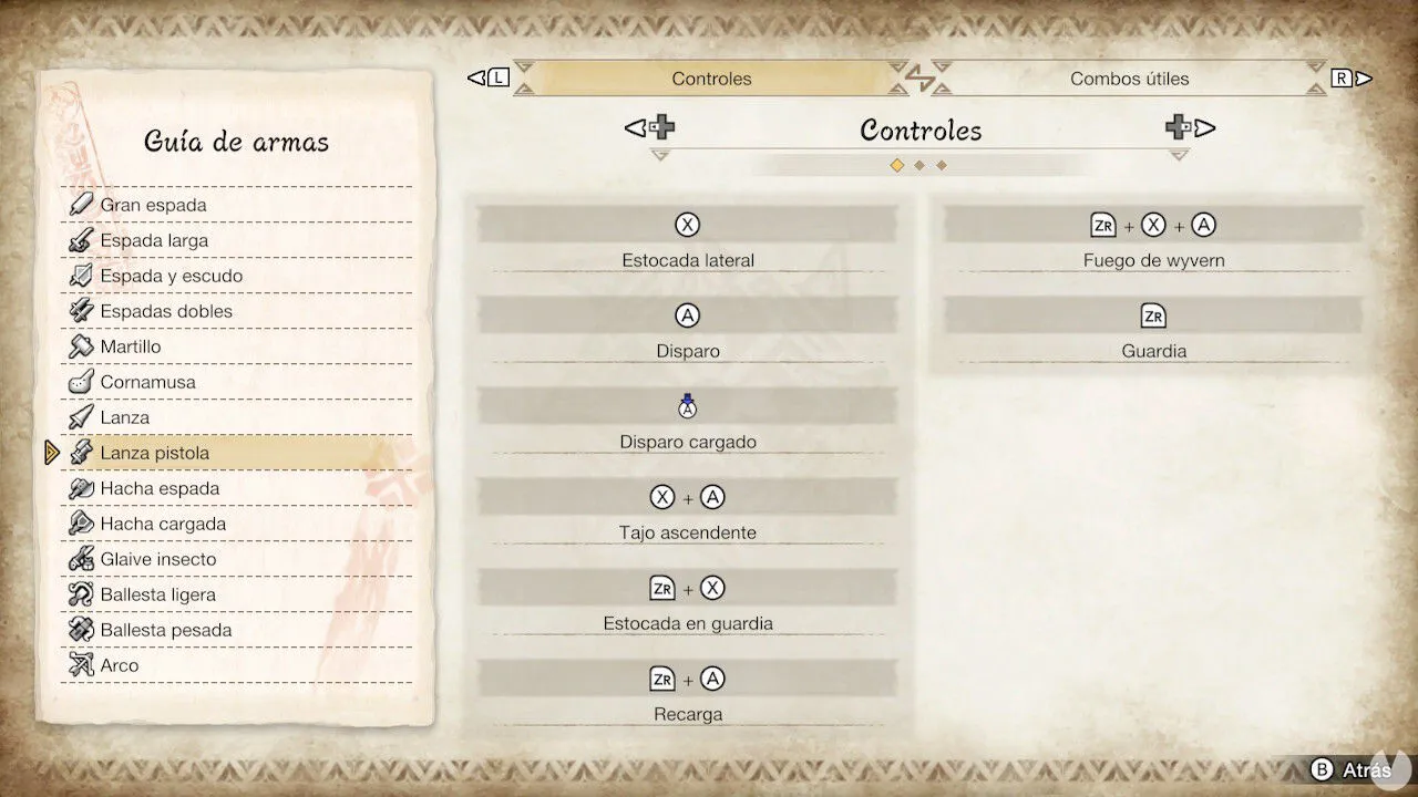 Lanza pistola en Monster Hunter Rise: Tutorial y combos