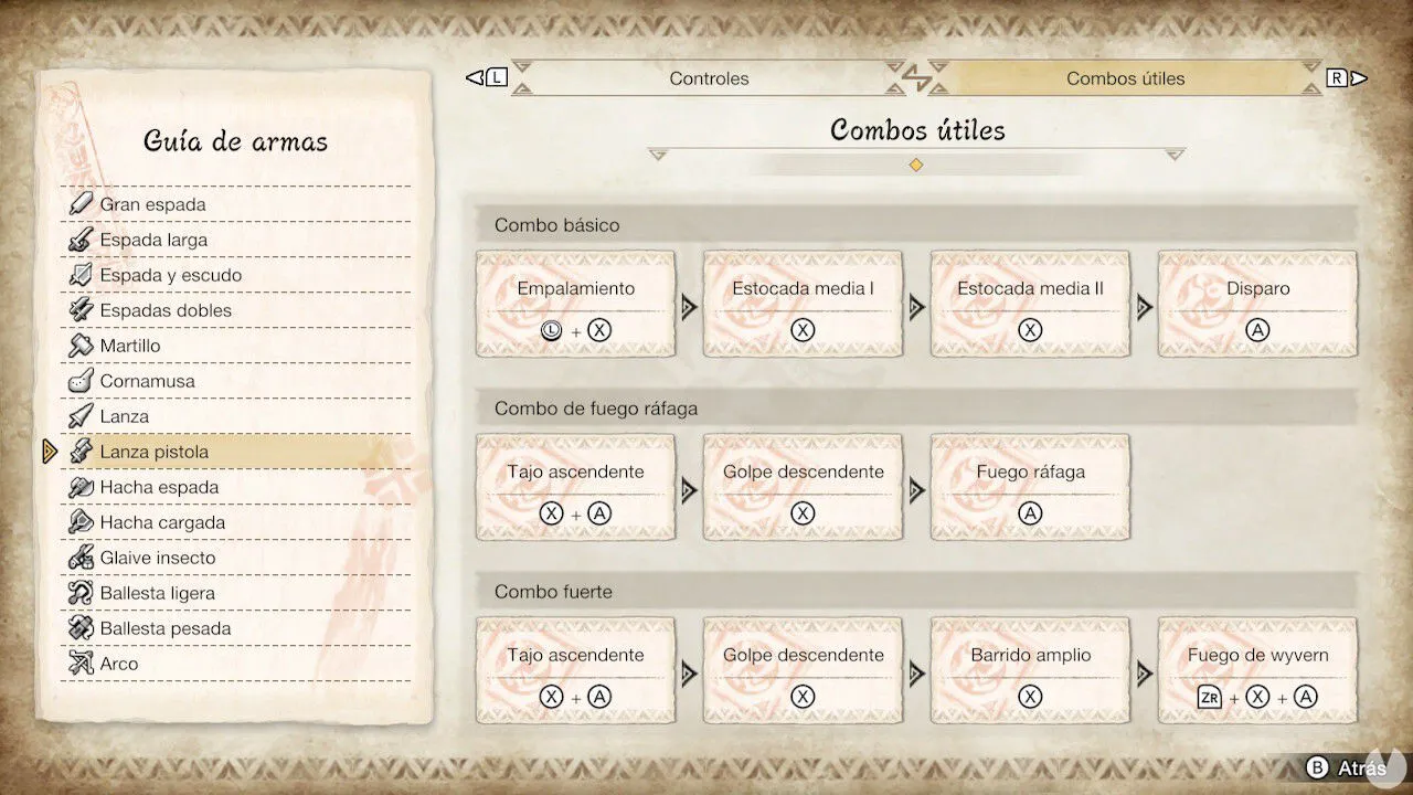 Lanza pistola en Monster Hunter Rise: Tutorial y combos