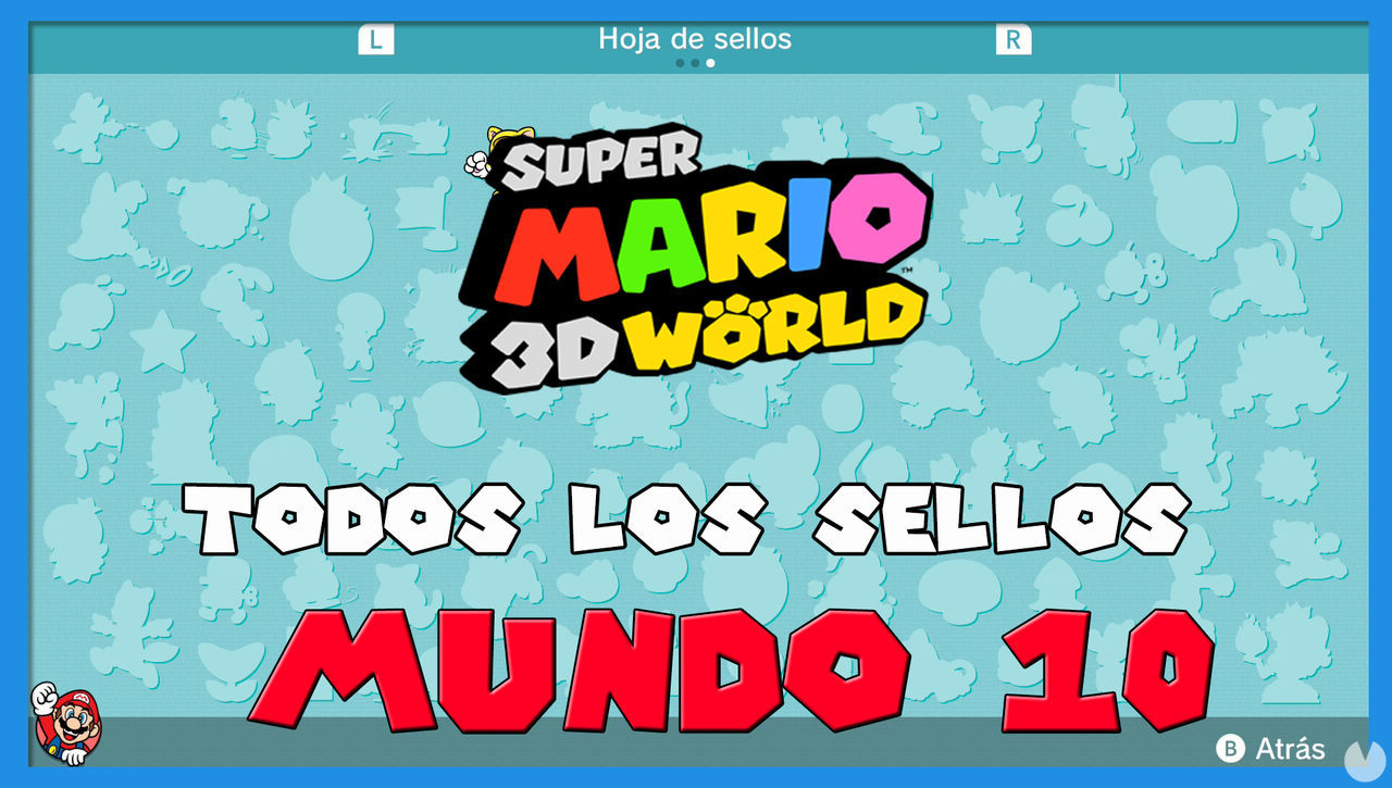 Super Mario 3D World: TODOS los sellos del Mundo 10 - Super Mario 3D World + Bowser's Fury