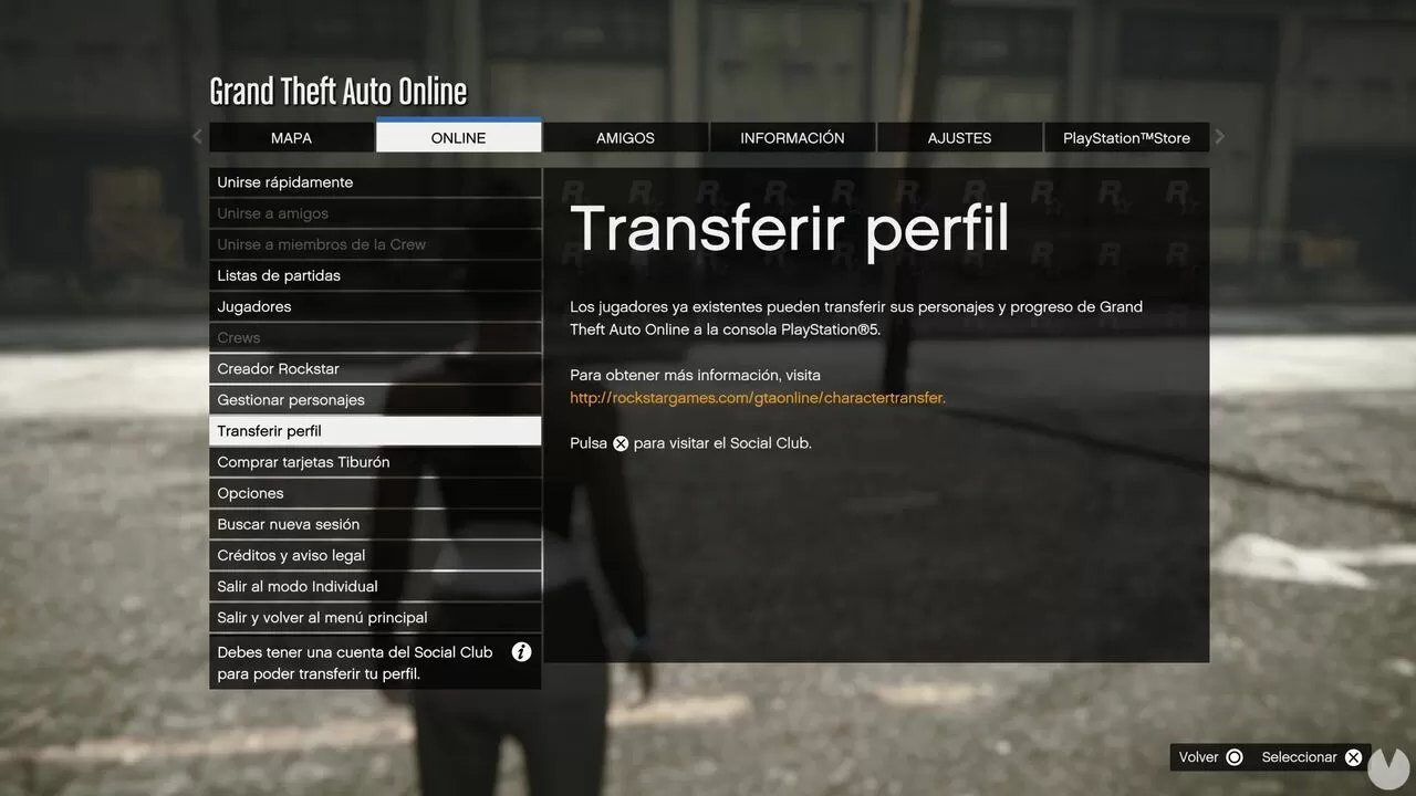 Sucio enseñar pala GTA Online: Cómo transferir tu personaje desde PS4 y Xbox One a PS5 y Xbox  Series X/S - Vandal