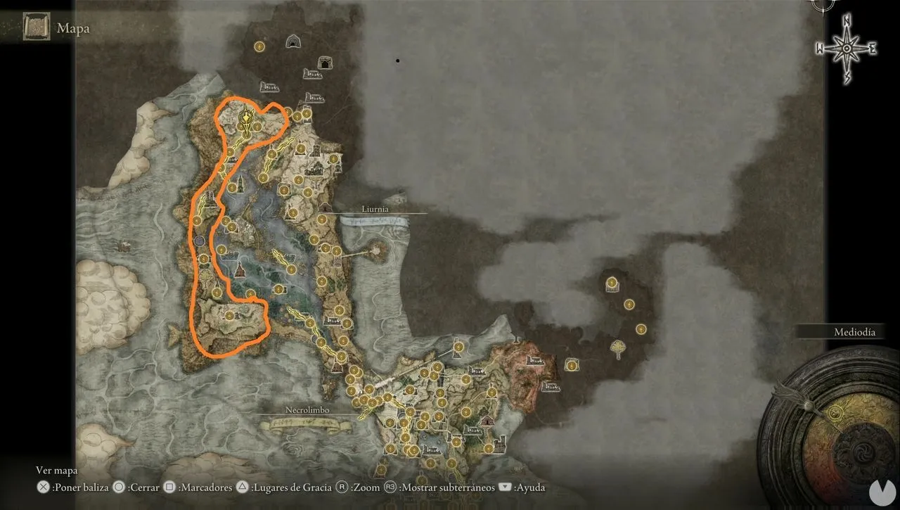Elden Ring Mapa Subterraneo