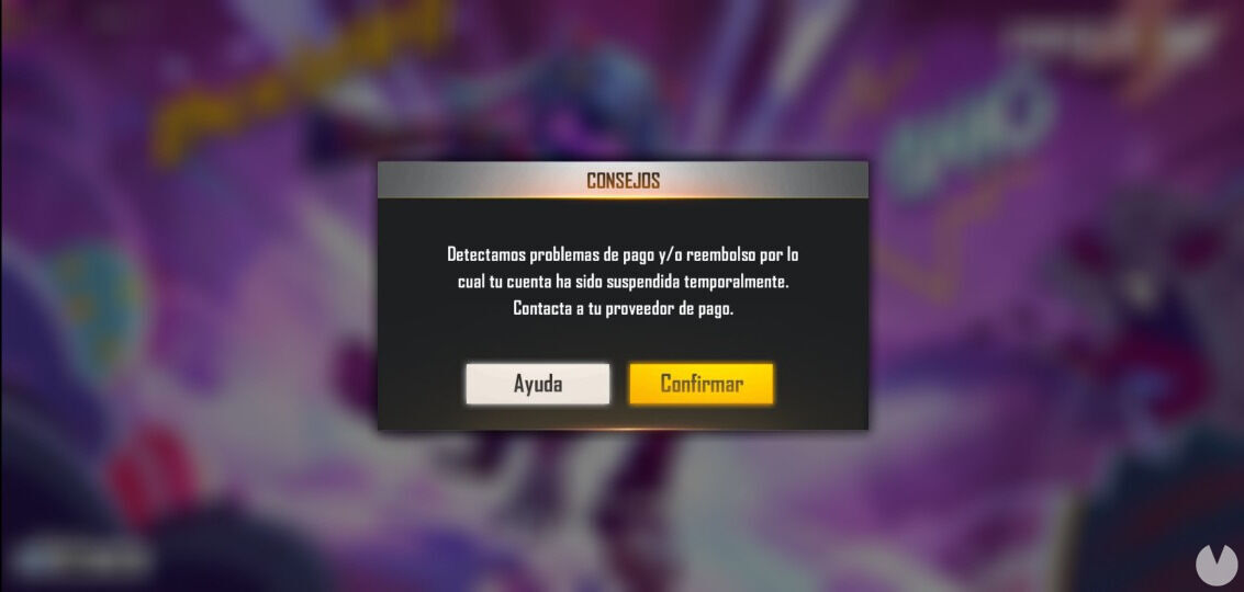 Free Fire - Improper refund (chargeback)