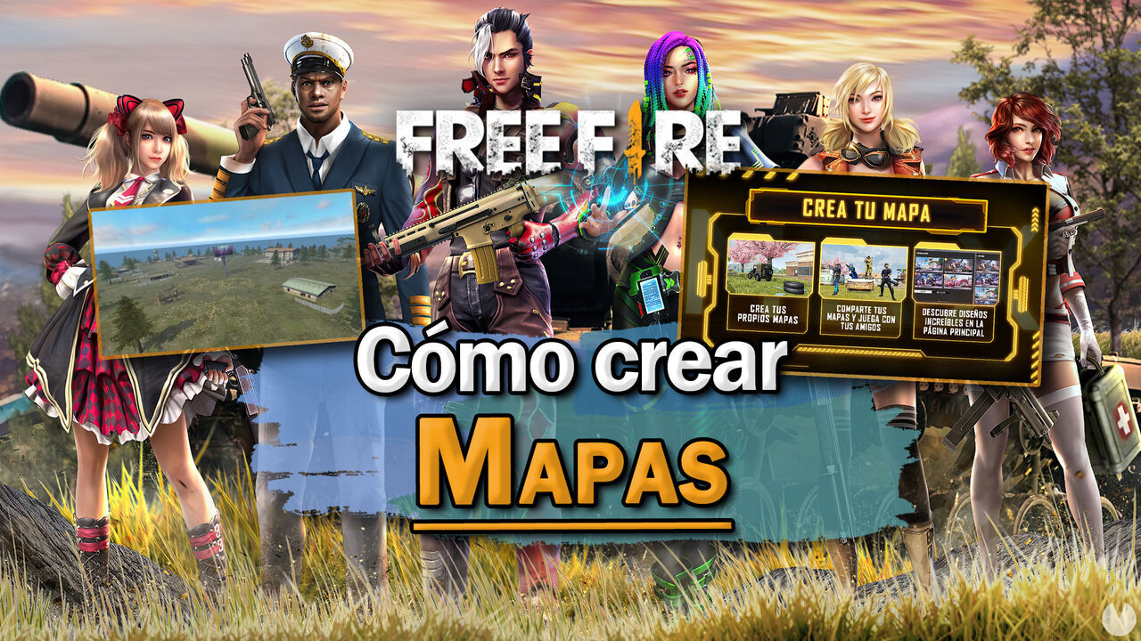 Free Fire: Cmo crear y editar mapas personalizados e invitar amigos - Garena Free Fire
