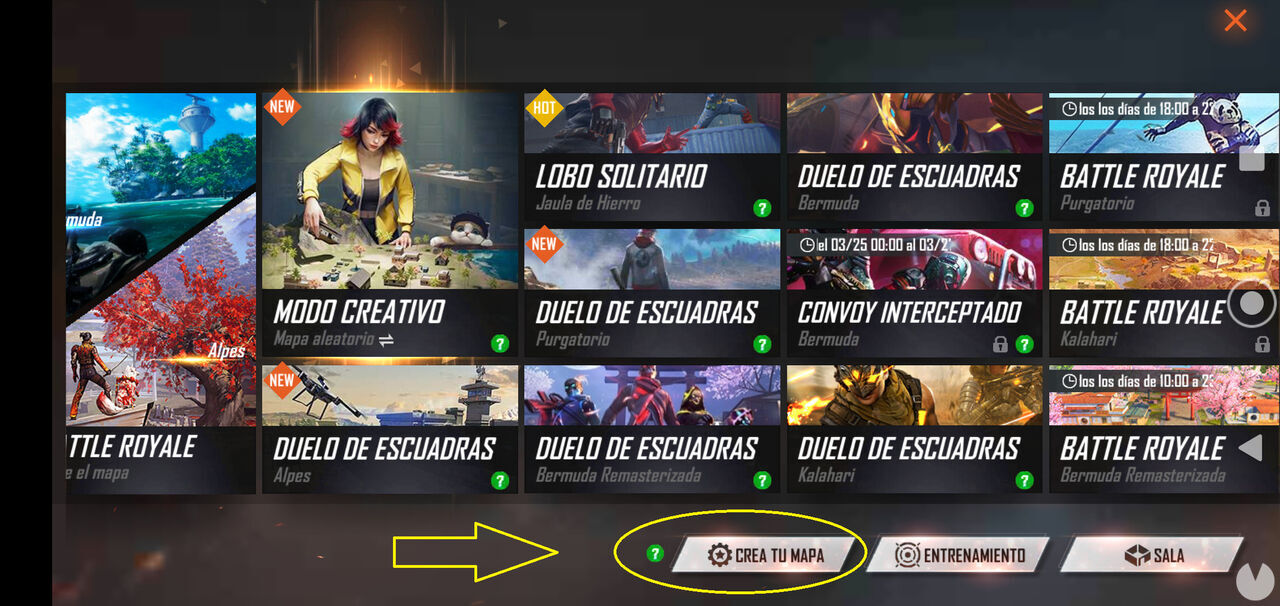 Free Fire - How to access the map editor