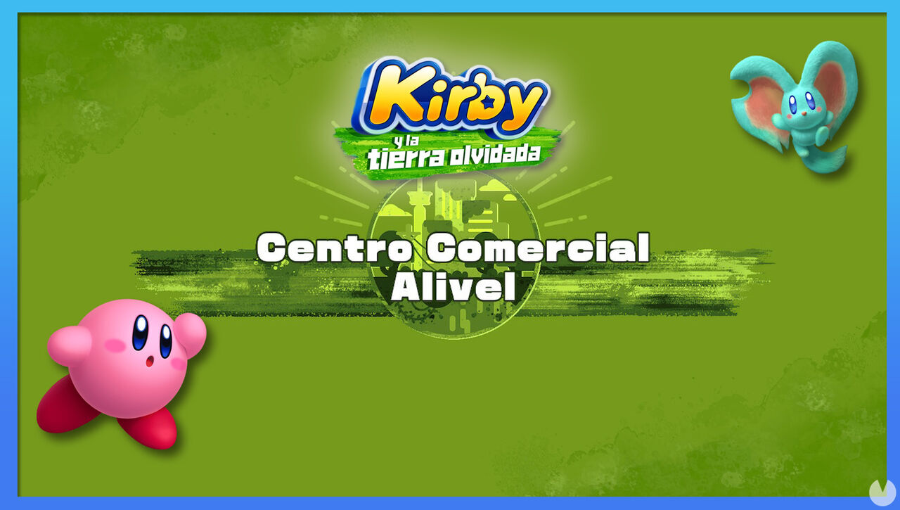 Centro Comercial Alivel en Kirby y la tierra olvidada: Waddle Dees y misiones - Kirby y la tierra olvidada
