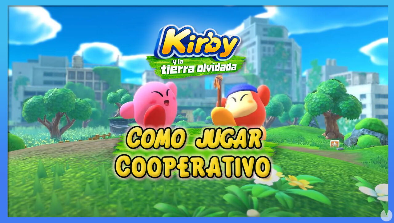 Kirby y la tierra olvidada: Cmo jugar en cooperativo local - Kirby y la tierra olvidada