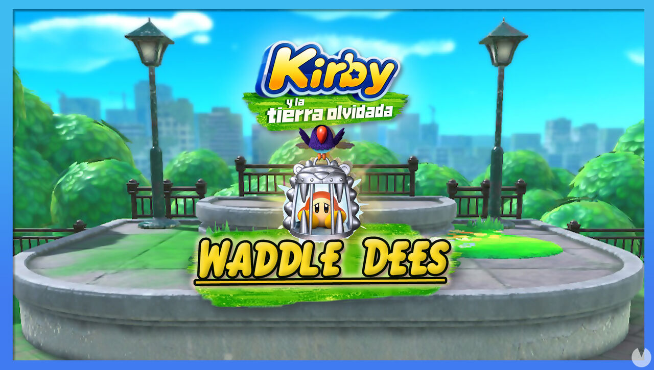 TODOS los Waddle Dees en Kirby y la tierra olvidada y cmo rescatarlos - Kirby y la tierra olvidada