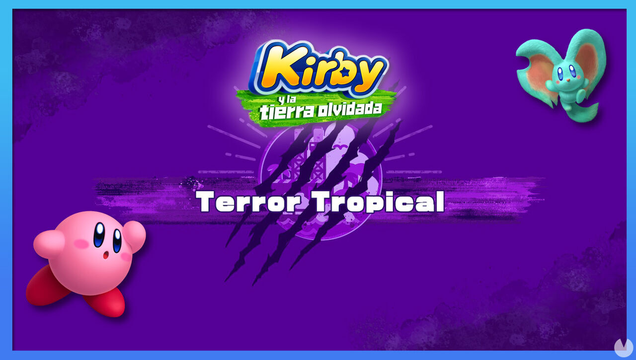 Terror Tropical en Kirby y la tierra olvidada: Waddle Dees y misiones - Kirby y la tierra olvidada