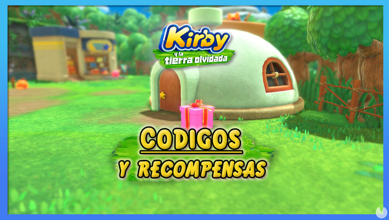 TODOS los cdigos de regalo en Kirby y la tierra olvidada y cmo canjearlos - Kirby y la tierra olvidada
