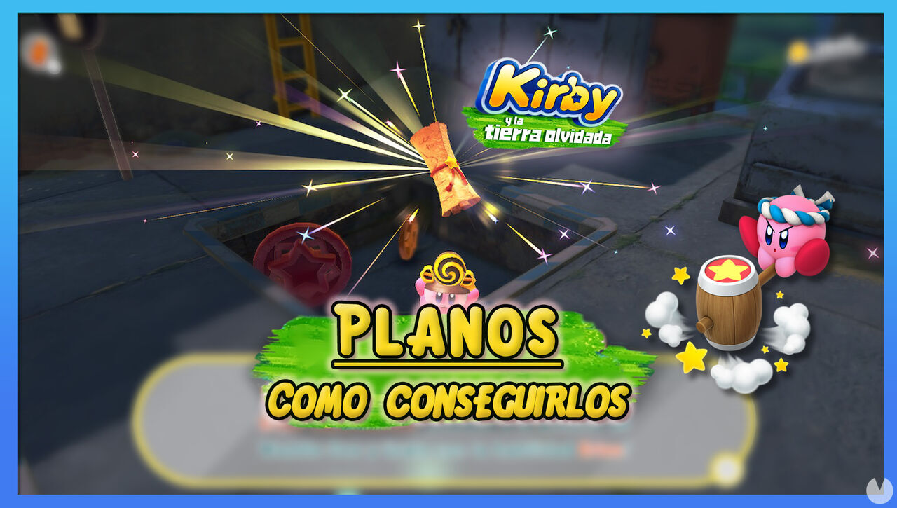 Kirby y la tierra olvidada: TODOS los planos de habilidad y cmo conseguirlos - Kirby y la tierra olvidada