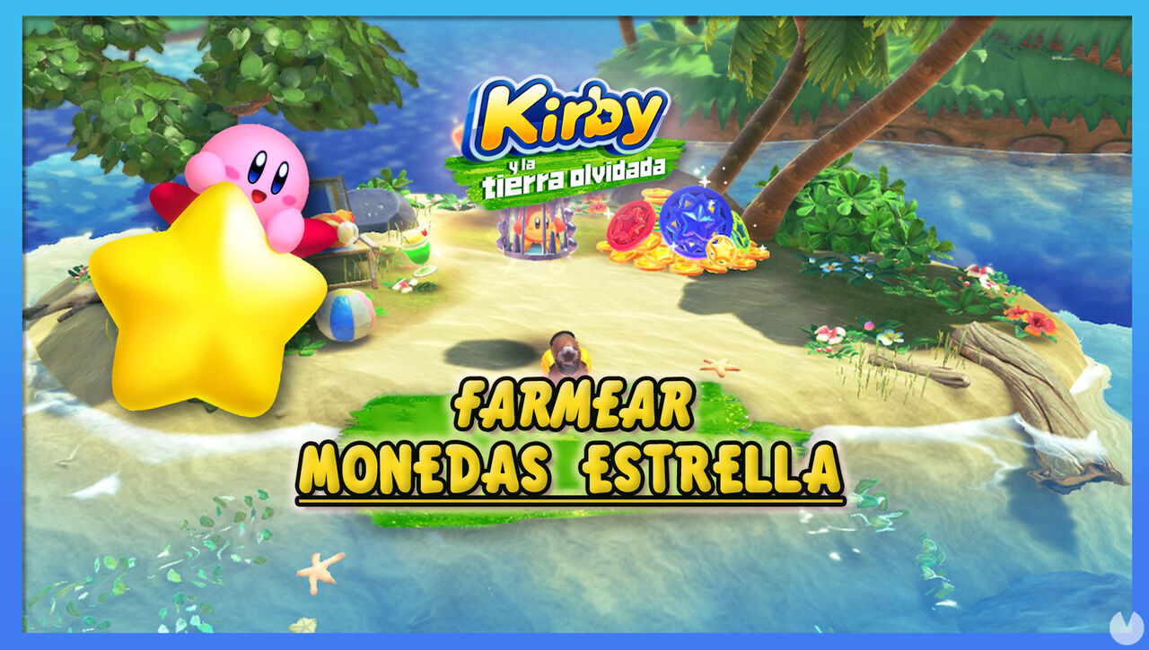 Kirby y la tierra olvidada: Conseguir monedas estrella rpido y fcil - Kirby y la tierra olvidada
