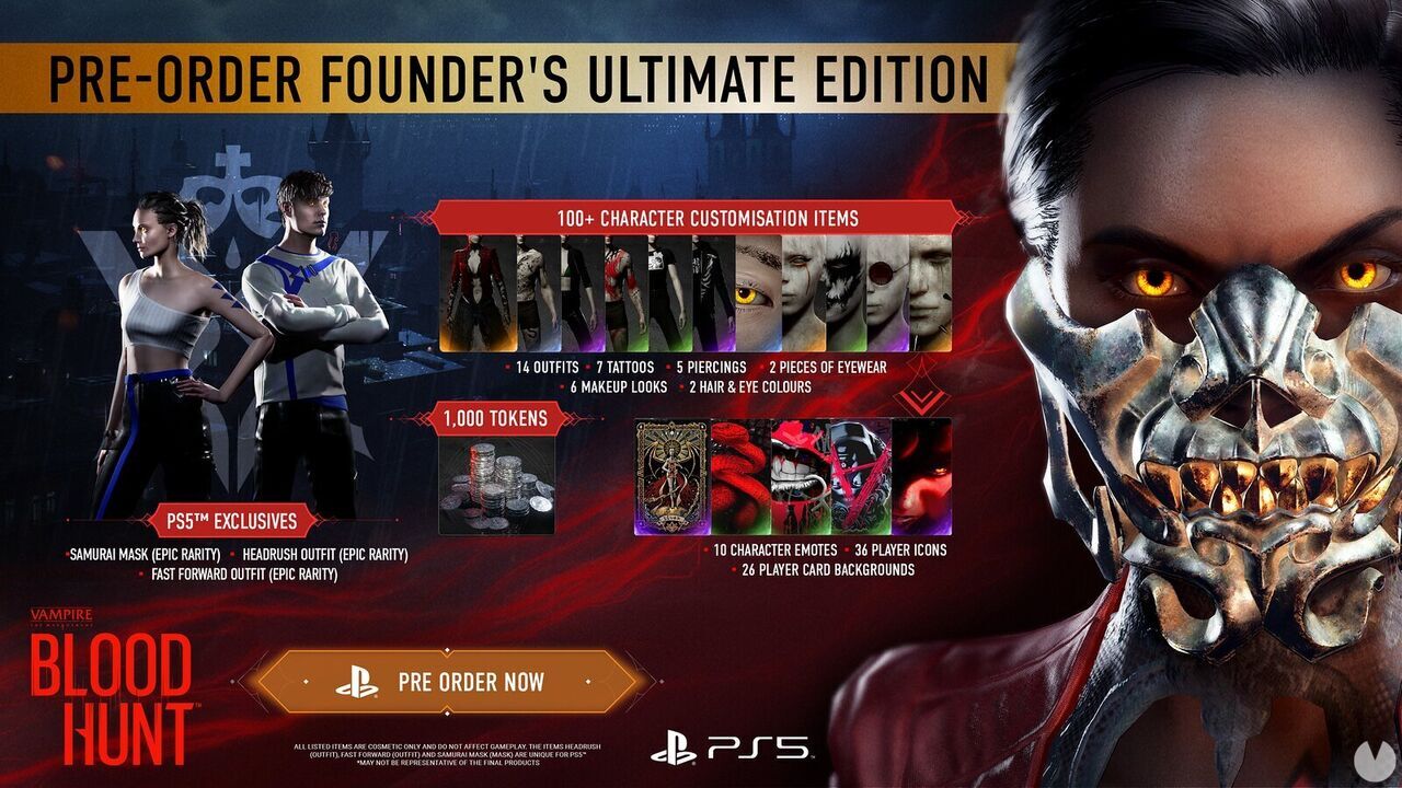 Founders Edition de Bloodhunt en PS5.