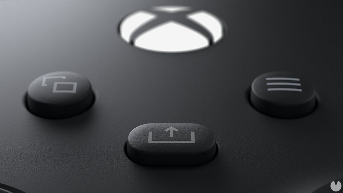 Botçon compartir del mando de Xbox Series X/S.