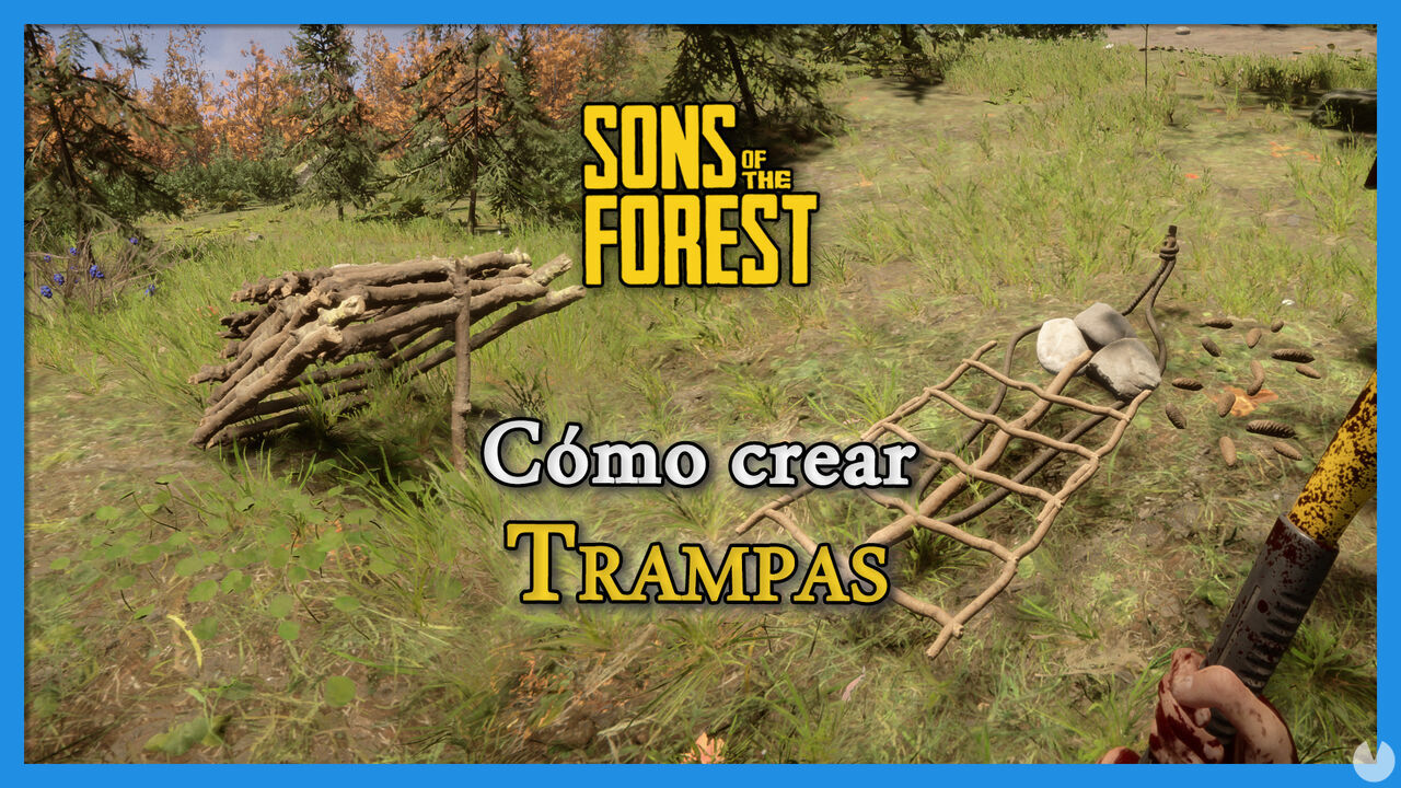 Sons of the Forest: Cmo crear trampas fcilmente y para qu sirven - Sons of the Forest