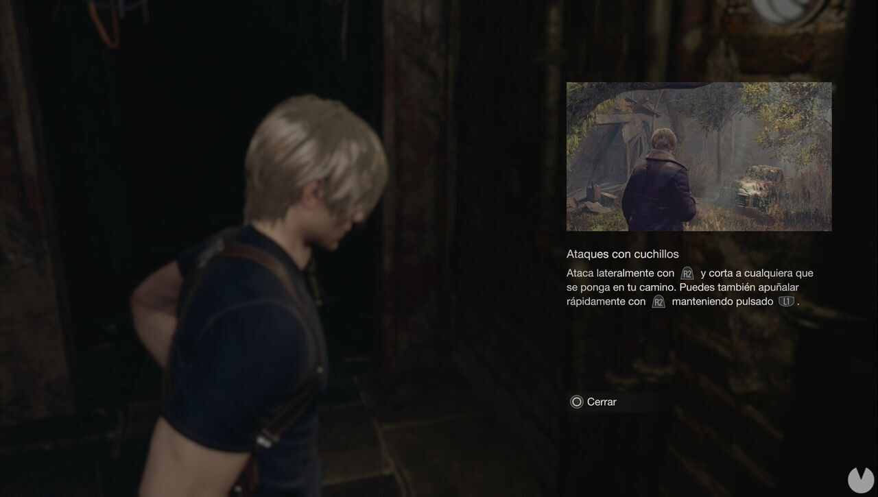 Resident Evil 4 Remake - Chapter 2: Leon picks up a Kitchen Knife