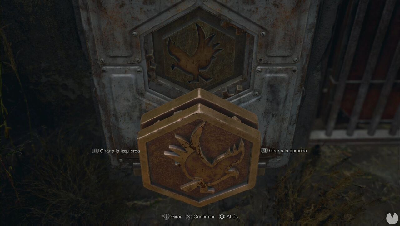Resident Evil 4 Remake - Chapter 2: correct position for the Hexagonal Emblem