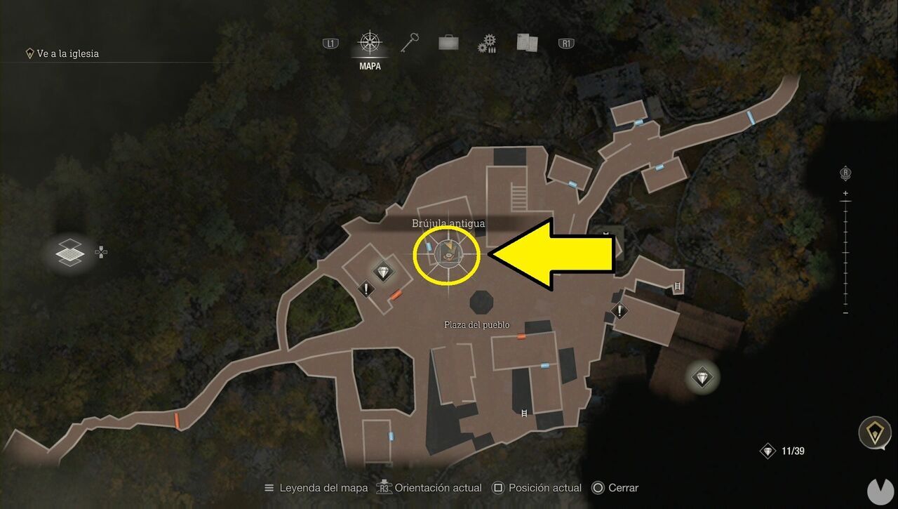 Resident Evil 4 Remake - Treasures: Vintage Compass location
