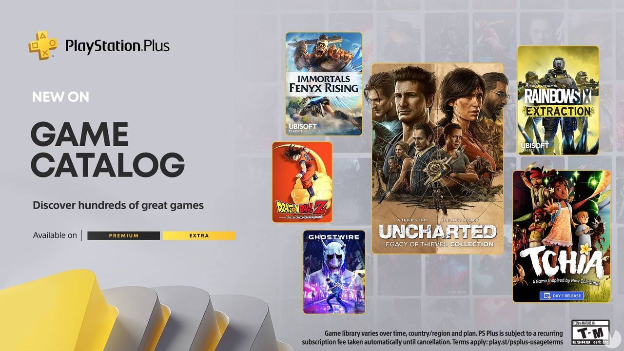 Los juegos de PS Plus Extra y Premium en marzo: Uncharted, Dragon Ball, Syphon Filter.... Noticias en tiempo real